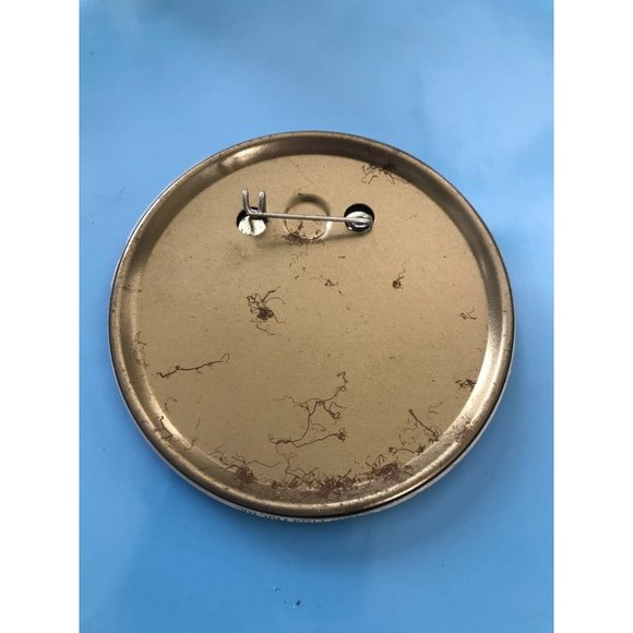 Vintage 1980s PIZZA HUT Pri az zo Advertising employee Pin Pinback Badge Button - Picture 3 of 3